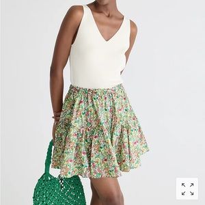 J. Crew Tiered mini skirt in Liberty® fabric